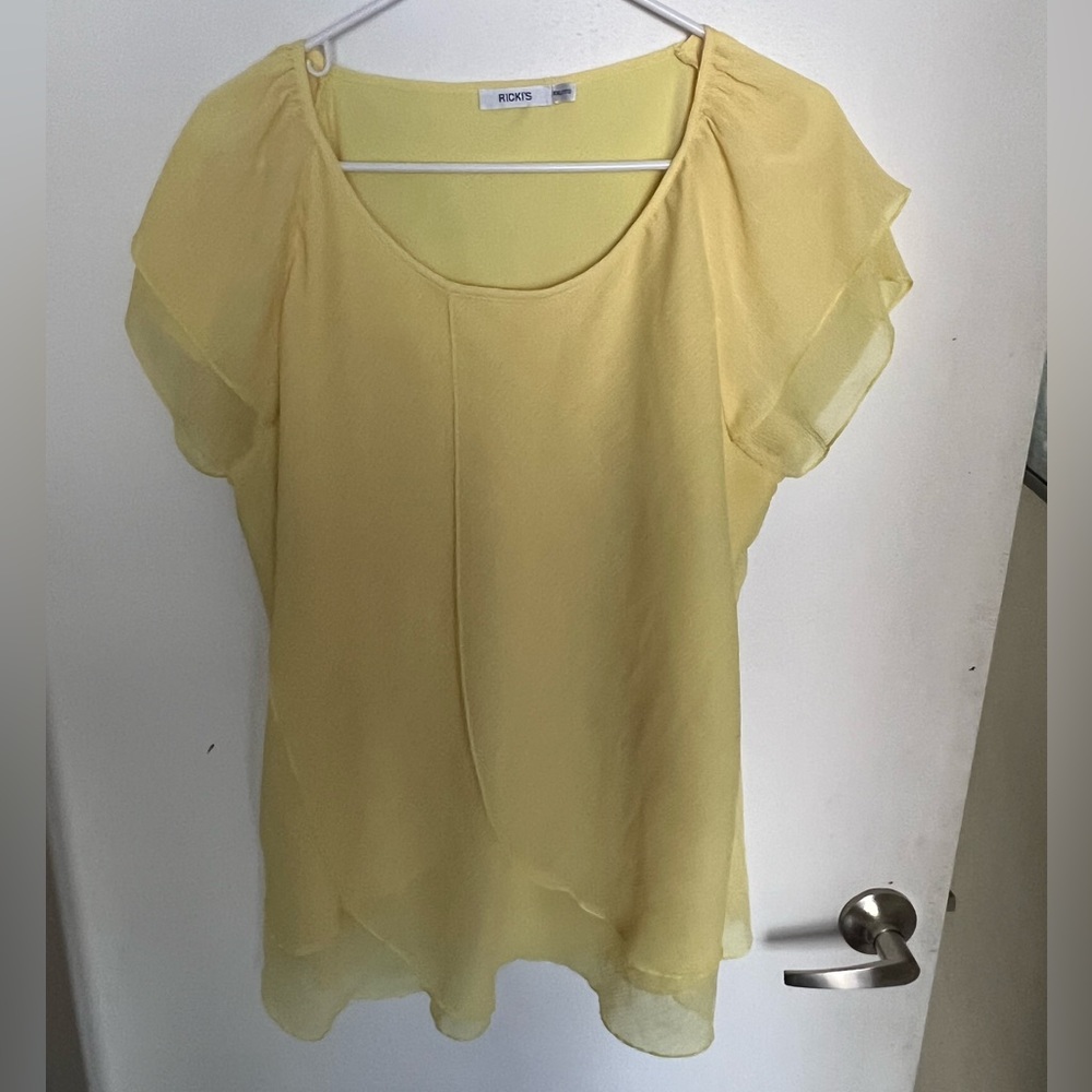 Sheer overlay top